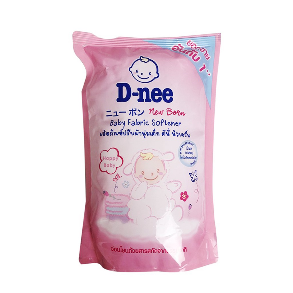 [CHÍNH HÃNG] Nước Xả Vải Cho Bé Dnee New Born Thái Lan 600ml (Giao màu ngẫu nhiên)