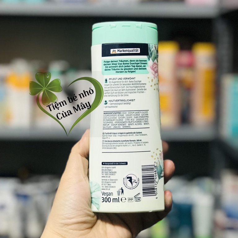 [ NỘI ĐỊA ĐỨC-300ML ] Sữa tắm Balea Dream On (bản limited edition) dưỡng ẩm cho làn da khô | BigBuy360 - bigbuy360.vn