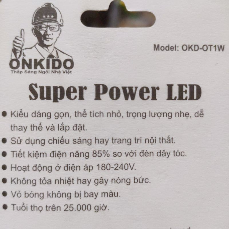 Bộ 10 bóng đèn LED trái ớt màu đỏ OKIDO