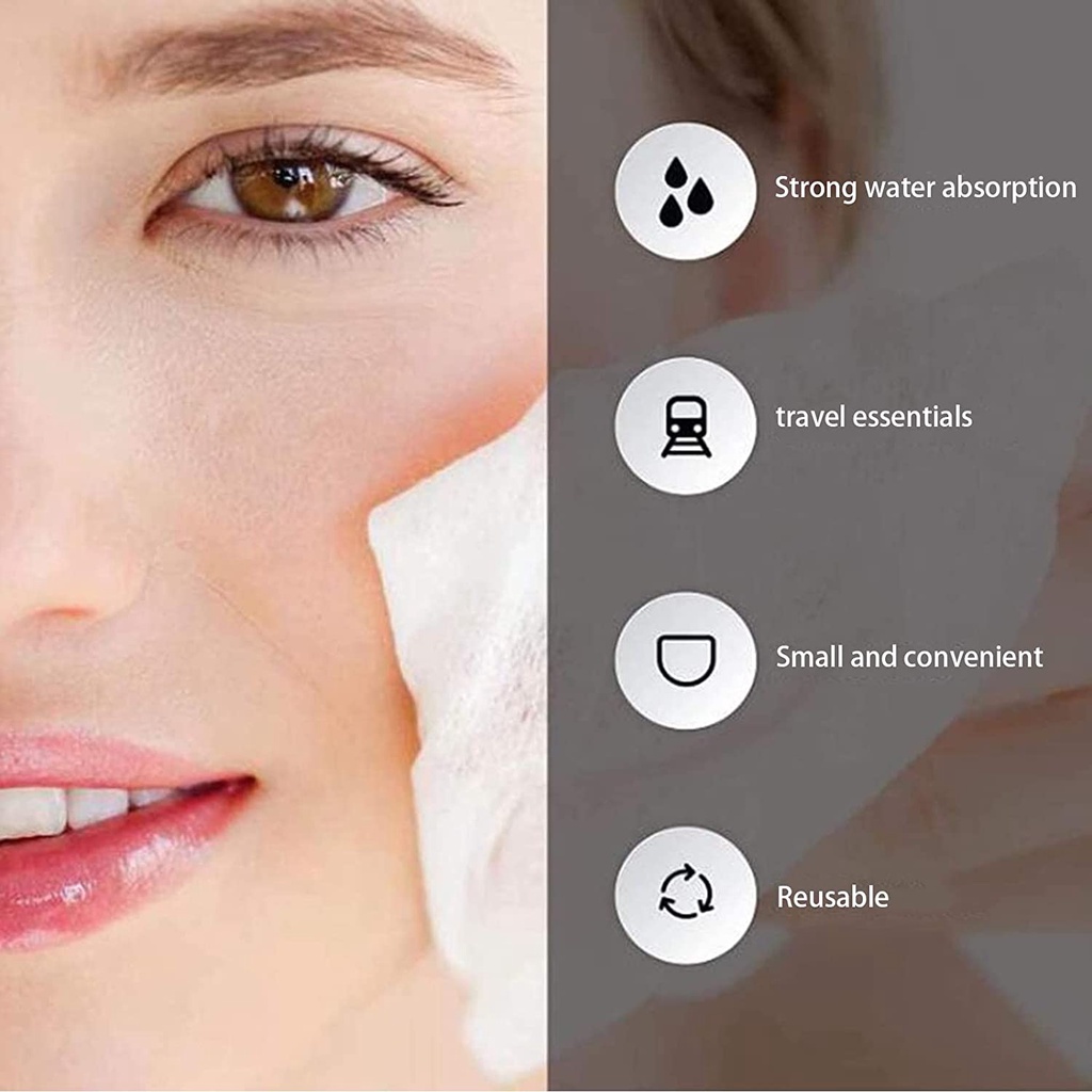 Tẩy Trang  Khăn Nén Mềm Mại Dùng Khi Đi Du Lịch / Làm Đẹp / Thể Thao Ngoài Trời
