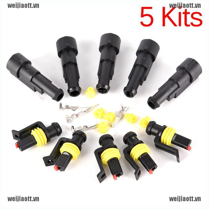 Set 5 Cầu Chì 1pin Chống Nước Cho Xe Ô Tô