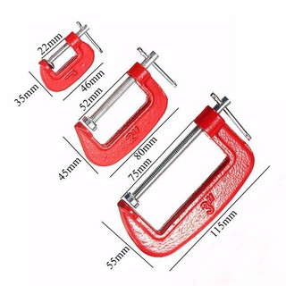 Cảo C-clamp 3"/75mm G80-3