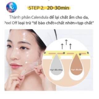 HỘP 20 GÓI Peel sạch sừng già, làm thoáng lỗ chân lông, nếp da trở nên mượt mà, tươi mới, đồng thời dưỡng da trắng sáng