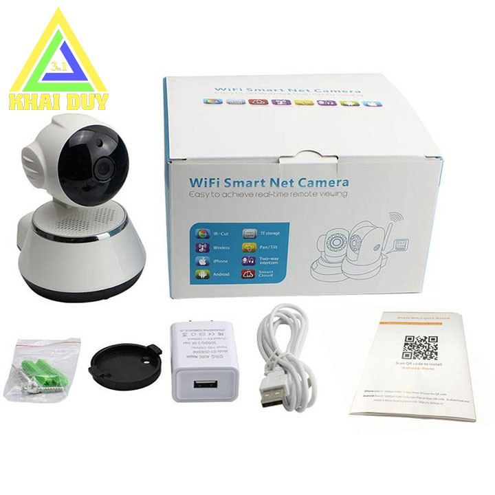 CAMERA XOAY 360 ĐỘ X9100 FULL HD ĐÀM THOẠI HAI CHIỀU  (BẢO HÀNG 1 NĂM, ĐỔI MỚI 1:1)