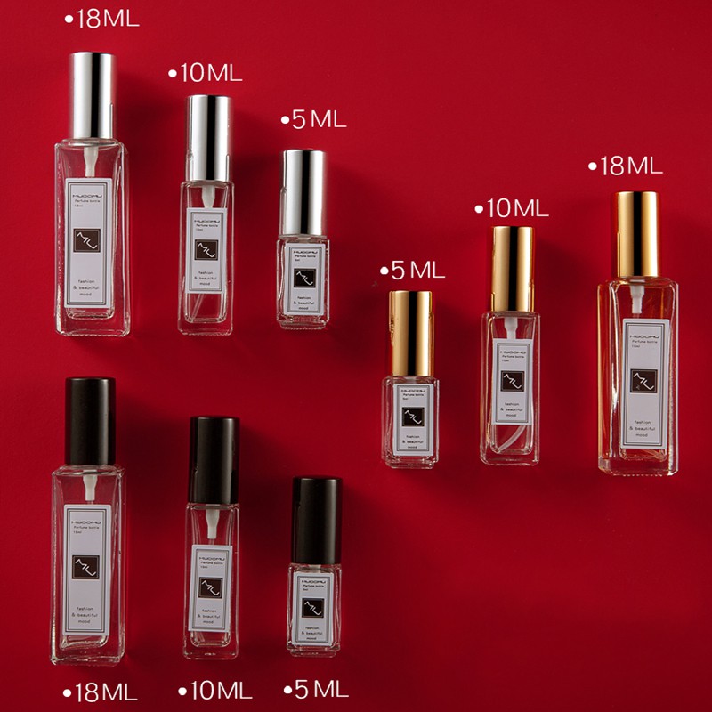 Lọ Chiết/ Chai Chiết Nước Hoa, Dung Dịch Hình Trụ Vuông Dạng Xịt 5ml - 10ml (LOẠI THỦY TINH) | BigBuy360 - bigbuy360.vn