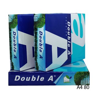Giấy A4 Double A định lượng 80 [ Ram 500 tờ ]