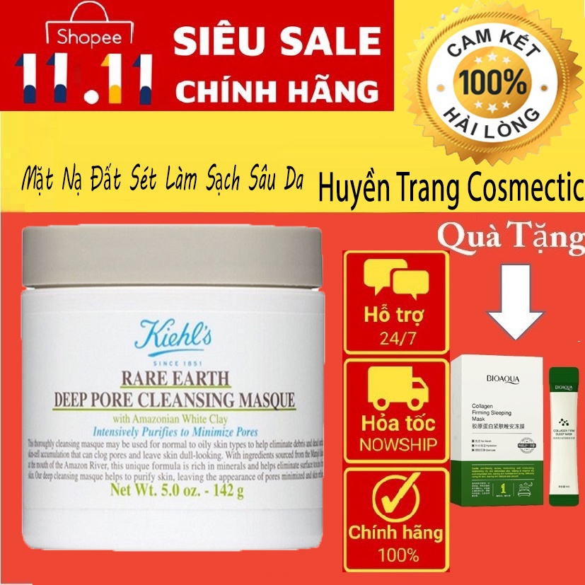 Mặt nạ đất sét kiehl s - Dưỡng Trắng Sạch Mụn Đầu Đen Kiehl's Rare Earth Deep Pore Cleansing Masque (125ml) | BigBuy360 - bigbuy360.vn