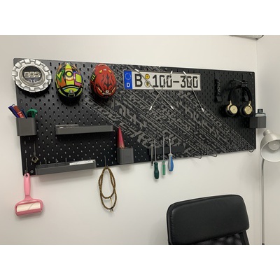 Tấm bảng pegboard ROG treo tường KEA131 76*56 treo tường decor gaming