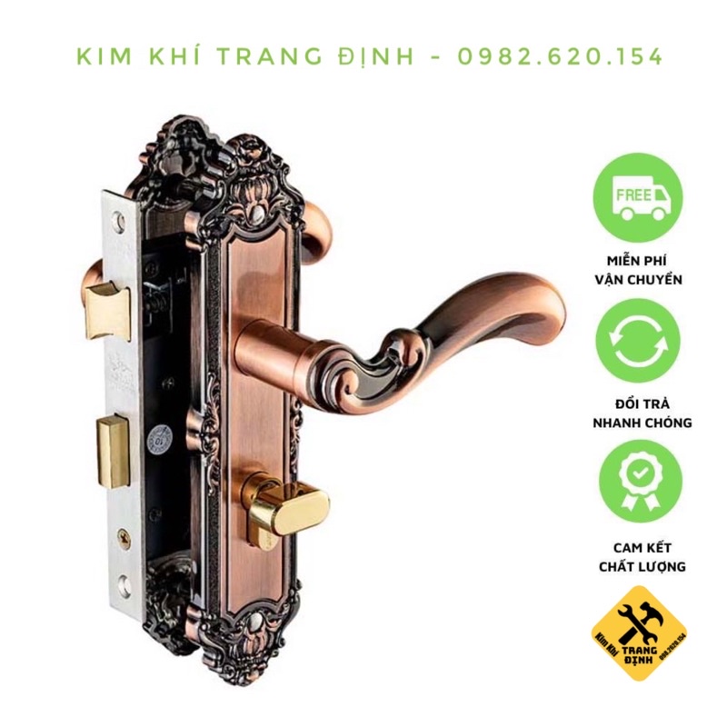 Khóa Cửa Tay Nắm Huy Hoàng EX5829 (Cửa Thông Phòng)