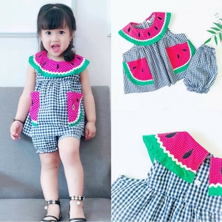 Bộ dưa hấu bé gái kute