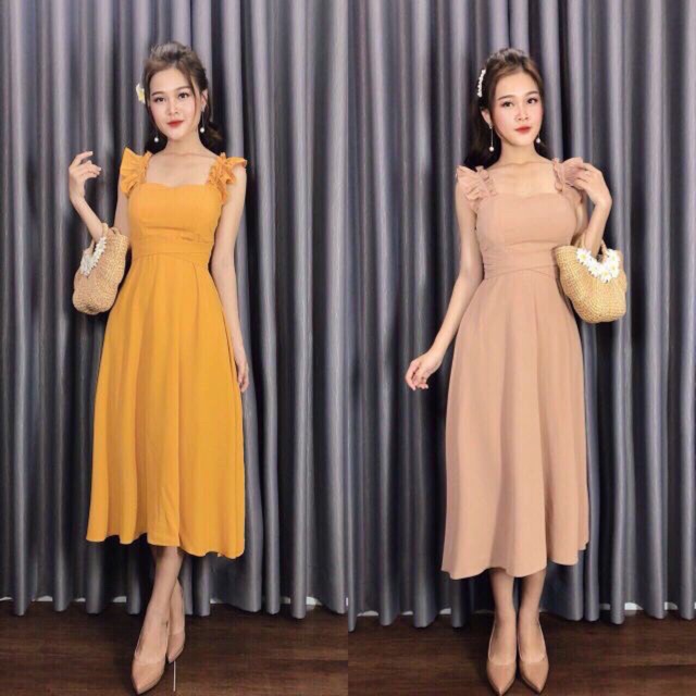 ĐẦM SUÔNG CÁNH TIÊN ĐAN CHÉO LƯNG SIÊU GỢI CẢM - hình thật | BigBuy360 - bigbuy360.vn