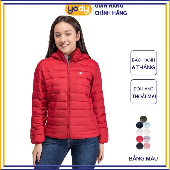 Áo khoác phao nữ ⚡ HÀNG CAO CẤP ⚡ Áo phao siêu nhẹ lớp phao kháng nước, giữ ấm cực tốt mũ áo có thể tháo rời PHN3000 | BigBuy360 - bigbuy360.vn