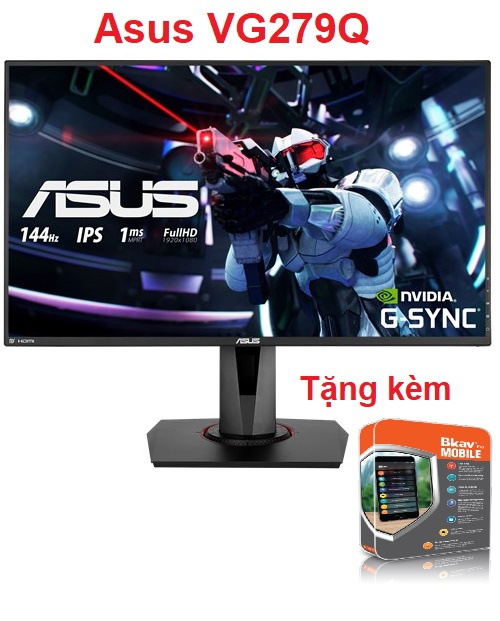 [Mã ELMALL1TR giảm 5% đơn 3TR] Màn hình chuyên game ASUS VG279Q - 27inch, Full HD, IPS, 1ms, 144Hz, Adaptive-Sync