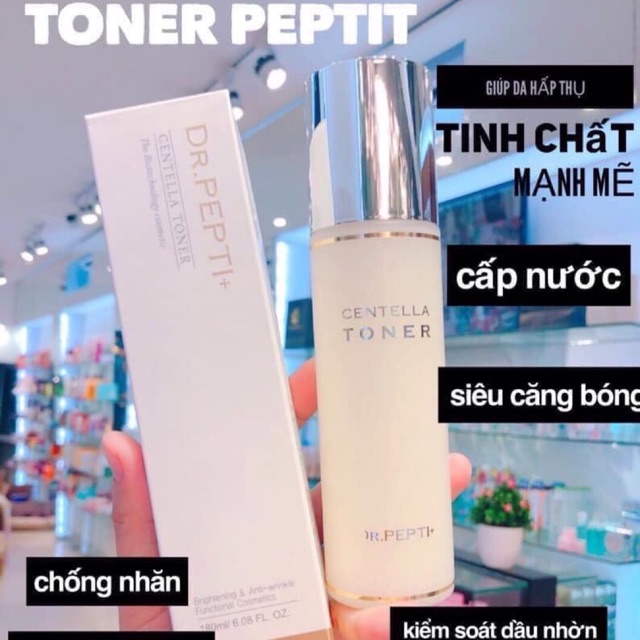 Nước hoa hồng Dr Pepti Centella Toner