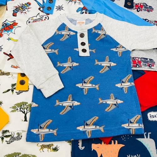 Bộ quần áo dài tay bé trai 6-26 kg made in Vietnam chất cotton xuất dư cực đẹp, mềm mại, thấm hút mồ hôi