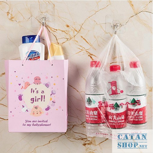 Móc dán tường siêu chắc chắn 6x6cm , MÓC DÁN THẦN THÁNH siêu chịu lực sản phẩm vô cùng tiện dụng