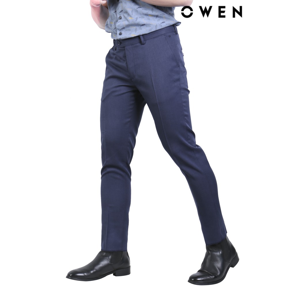 Quần tây nam Owen Trendy- QD91270-CARO