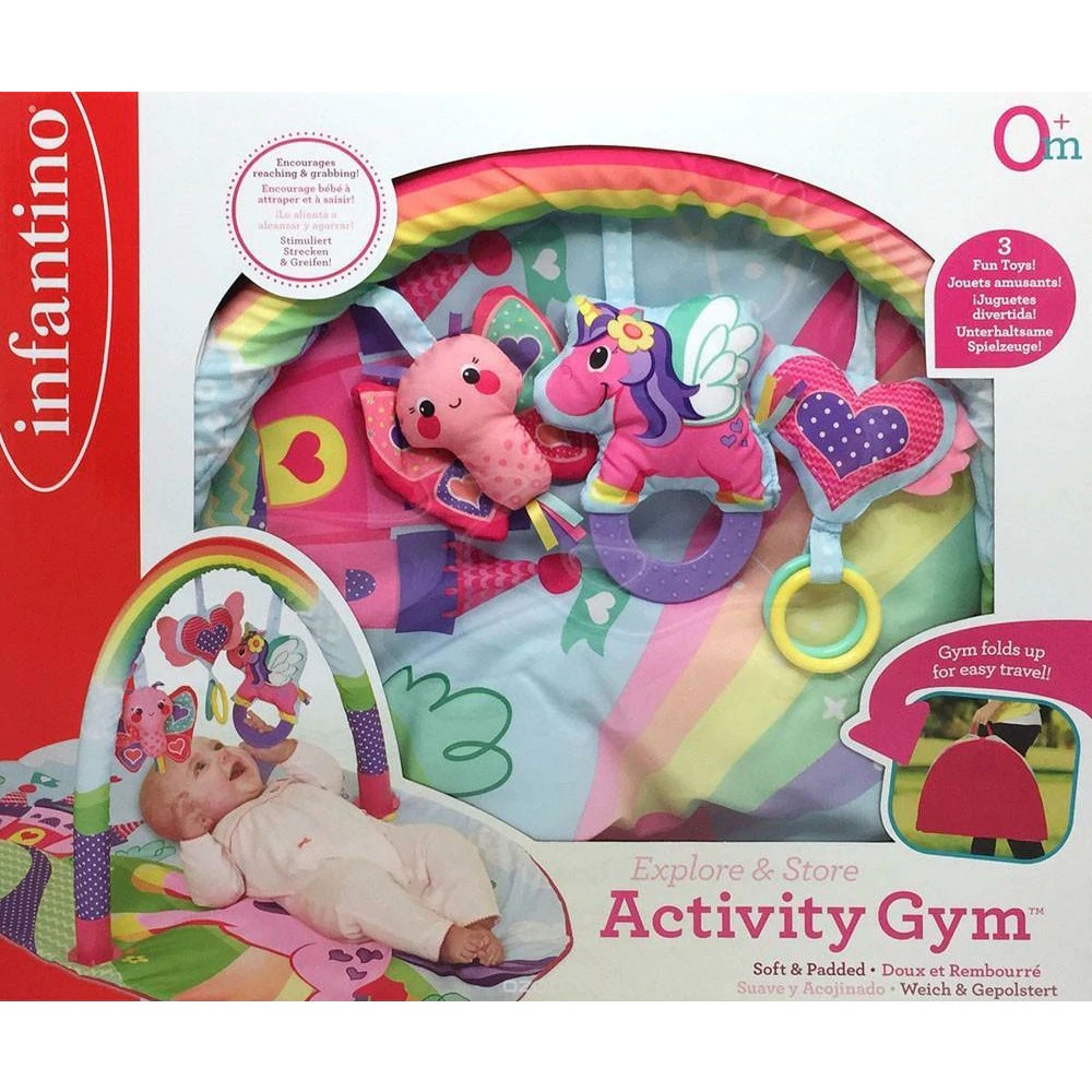 Thảm Chơi Nhạc Cho Bé (trai, Gái) - Explore &amp; Store Activity Gym