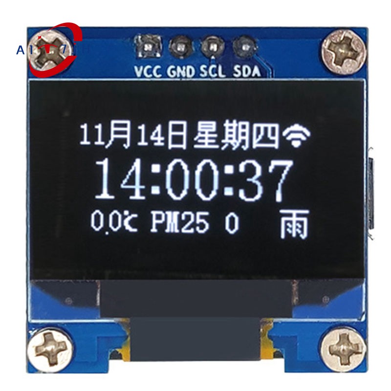 Đồng Hồ Thông Minh Esp8266 Wifi 0.96 Inch Oled Lcd Esp-12F I2C 5v Esp12F