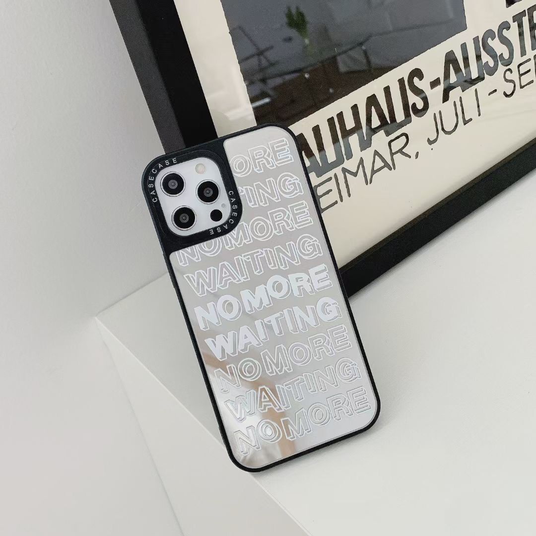 Ốp điện thoại Silicon bảo vệ camera chống sốc mặt gương cho IPHONE 12PRO MAX 12MINI 11PRO MAX XS MAX XR SE 2020 7 8 | BigBuy360 - bigbuy360.vn