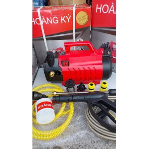 Máy rửa xe áp lực cao Hoàng Ký H3 - công xuất 2400W, Có Chỉnh Áp Lực để rửa máy lạnh.