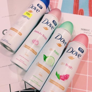 XỊT KHỬ MÙI DOVE SPRAY BODY MIST
