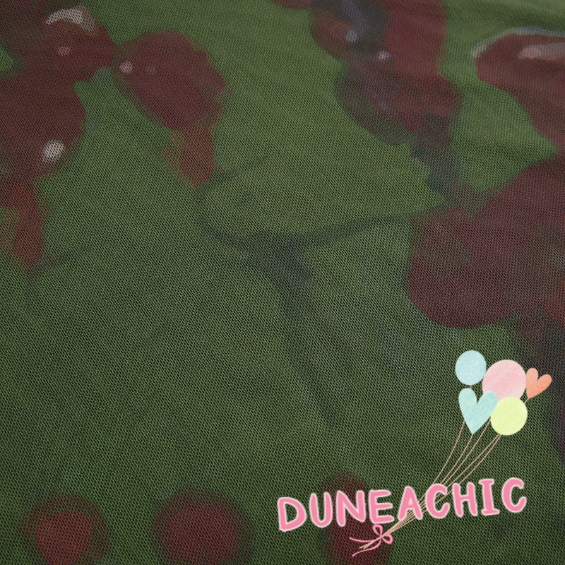 Đầm hai dây DUNEA dáng dài hở lưng in họa tiết thời trang cho nữ