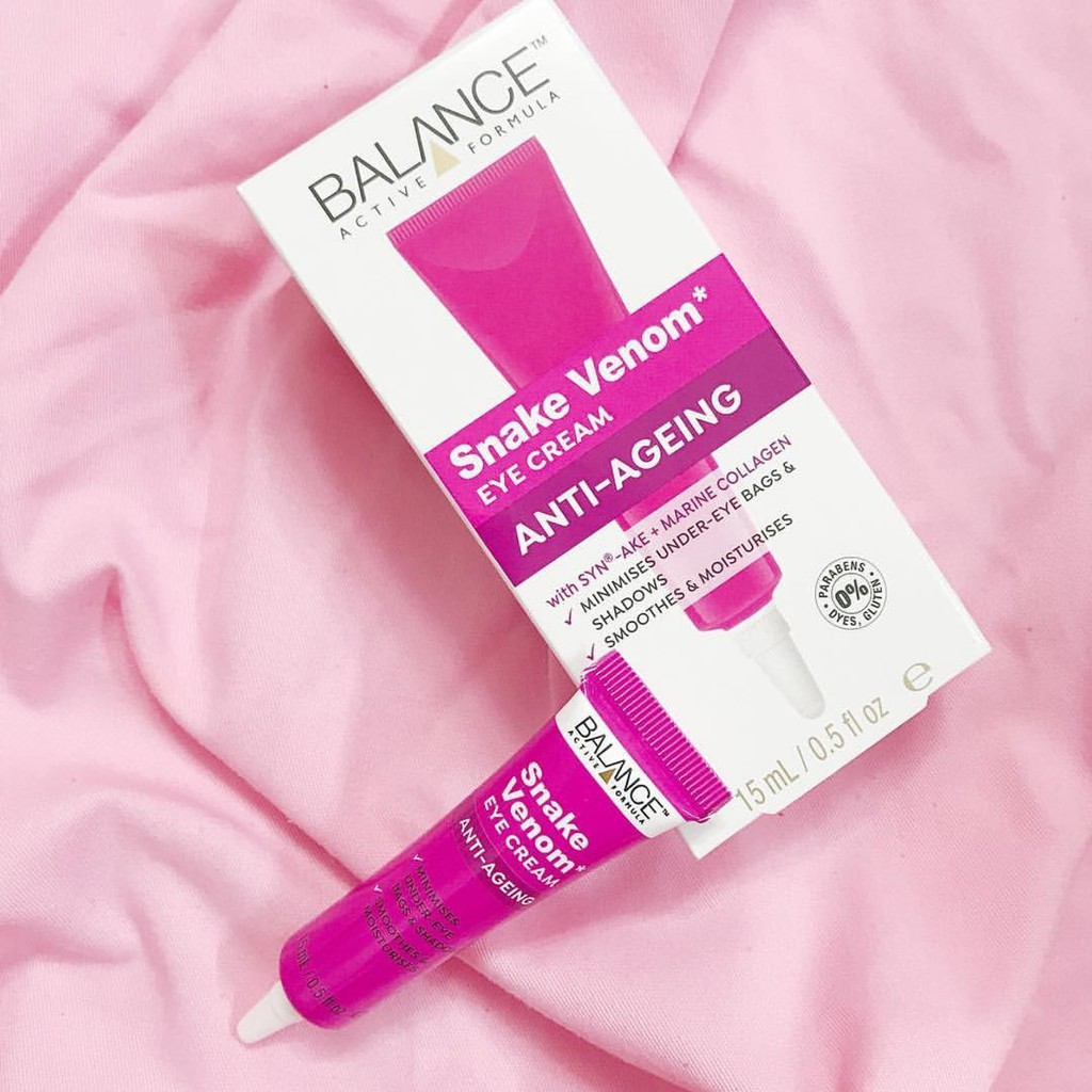Kem Dưỡng Giảm Bọng Mắt, Nếp Nhăn Balance Active Formula Snake Venom Anti-Ageing Cream 15ml | BigBuy360 - bigbuy360.vn
