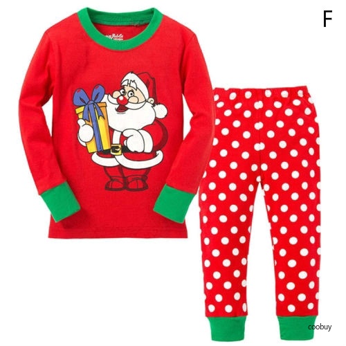 Bộ đồ ngủ phong cách Giáng sinh đáng yêu cho trẻ em