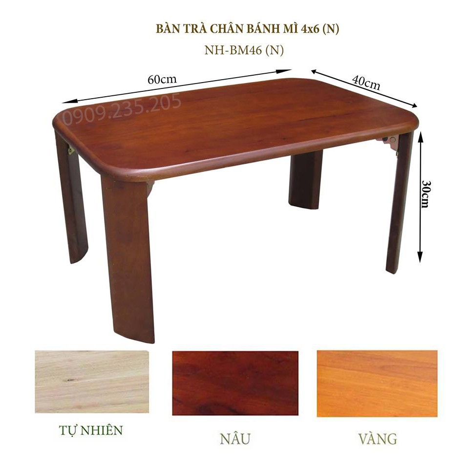 Bàn Ăn Ngồi Bệt 60x40 | BigBuy360 - bigbuy360.vn