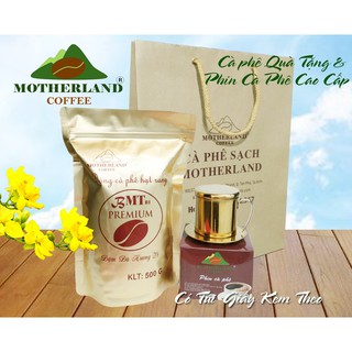 Cà phê quà tặng và phin pha cafe cao cấp