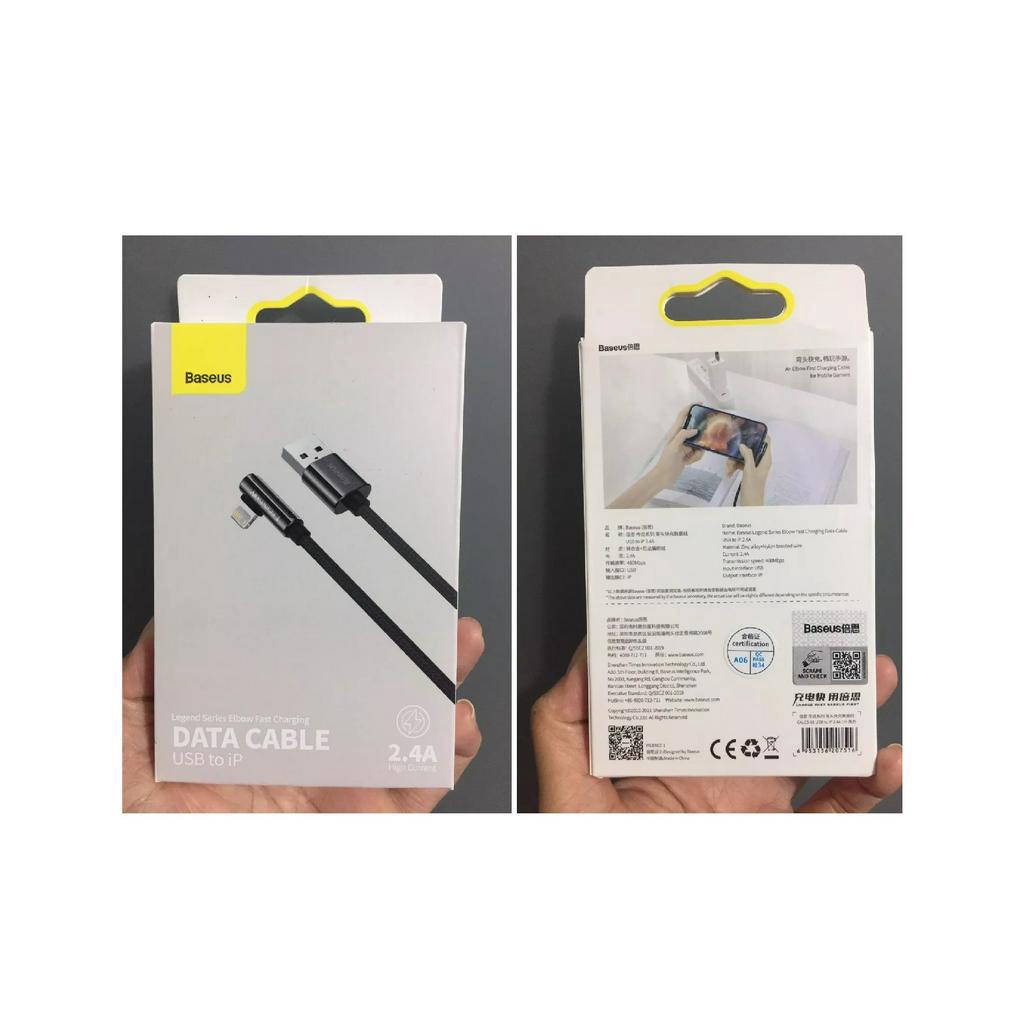 Cáp sạc và dữ liệu usb-iP dòng sạc 2.4A Baseus Legend Series