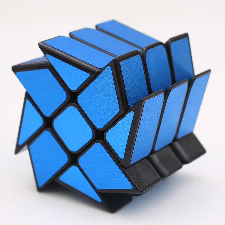 Yongjun 3x3 Mirror Cube Puzzle Novelty Sliver/Blue/Red Speed Magic Cube Khối Rubik