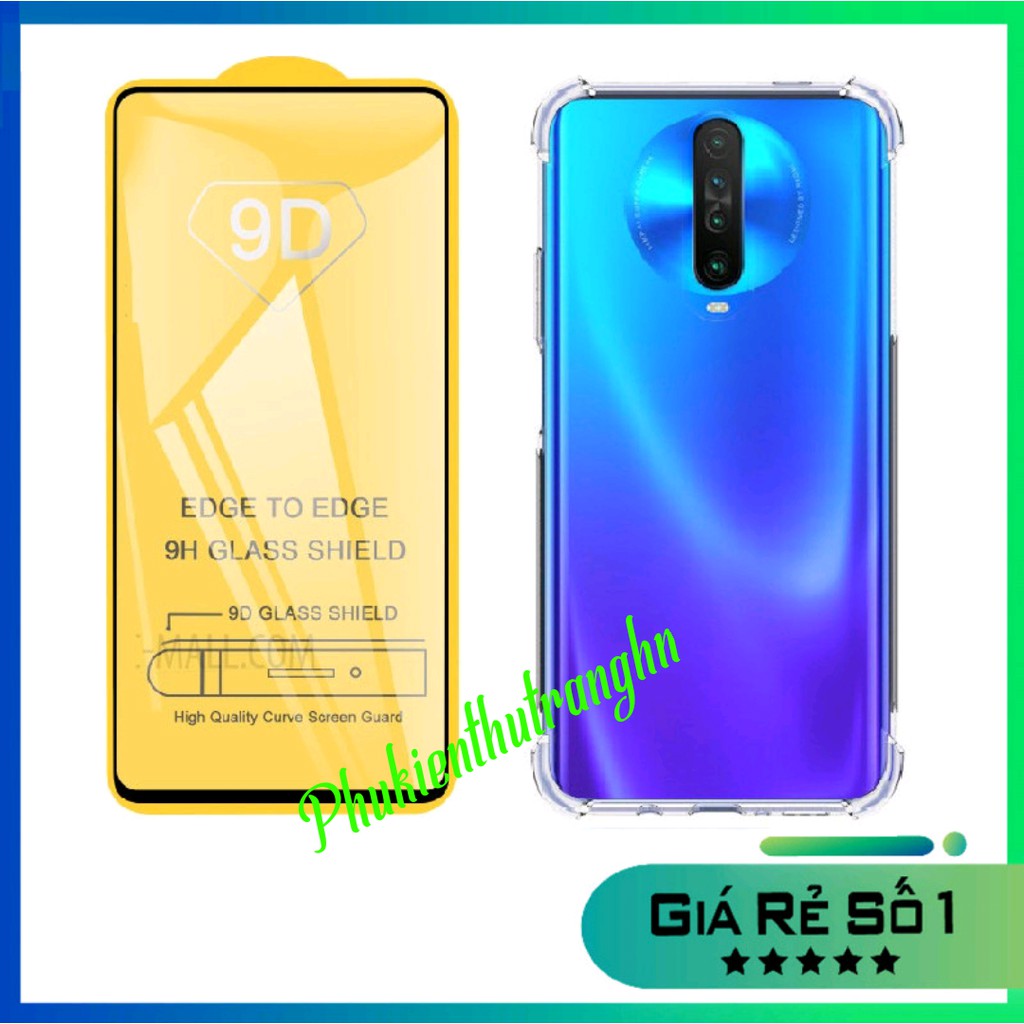 Combo Redmi K30 K40 Gaming Redmi K60 K60 Pro K60 Ultra kính cường lực full màn hình + ốp dẻo trong c
