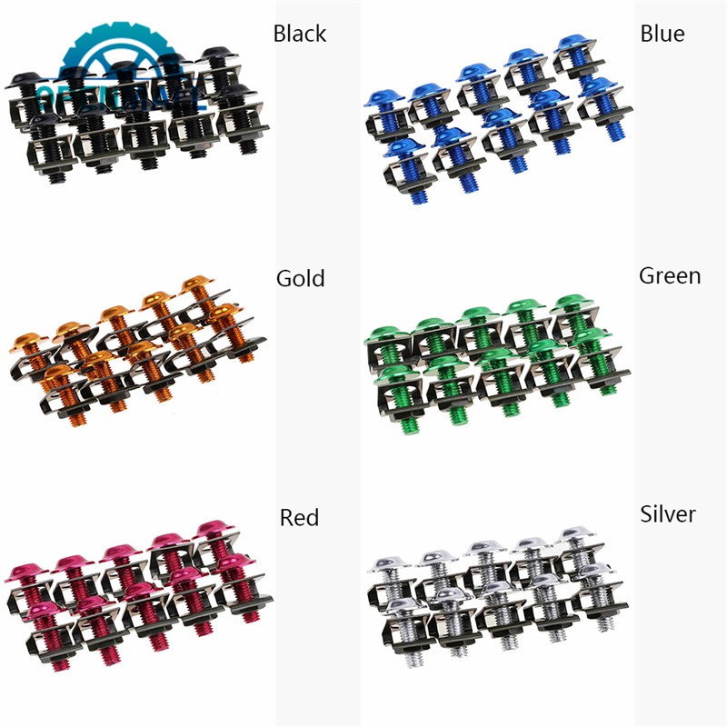 Set 10 ốc vít 6mm chuyên dụng cho xe máy