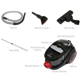 Máy Hút Bụi Có Dây Bosch BGS2UPWER1 [Hàng Đức]
