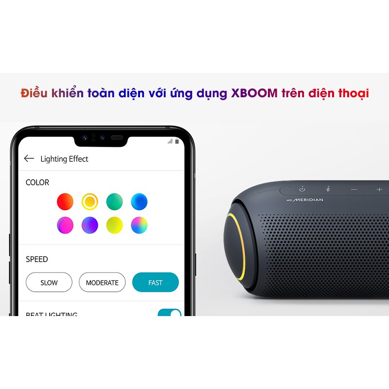 Loa Bluetooth Di Động LG Xboom Go PL5 - Hàng Chính Hãng - Màu Xanh Đen