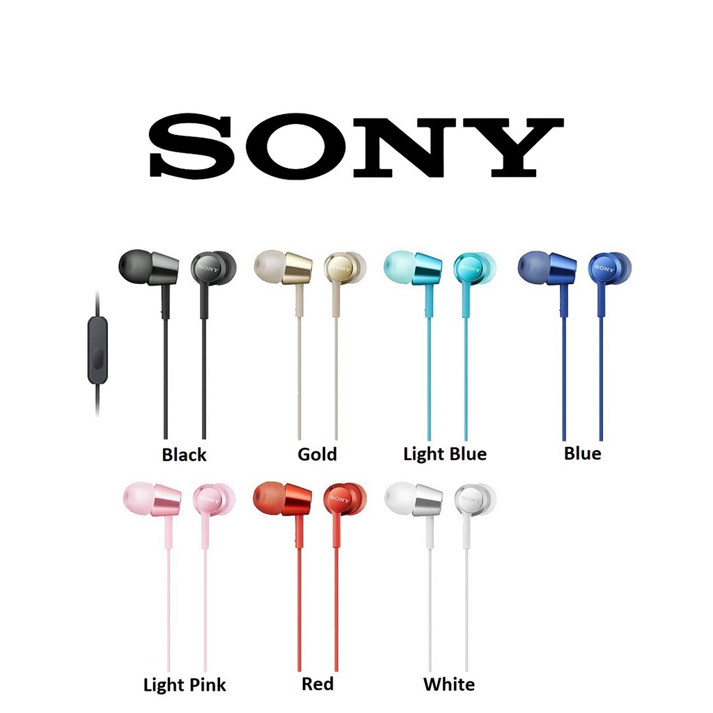 TAI NGHE NHÉT TAI CÓ MIC SONY EX155AP - HÀNG CHÍNH HÃNG - BẢO HÀNH 12 THÁNG