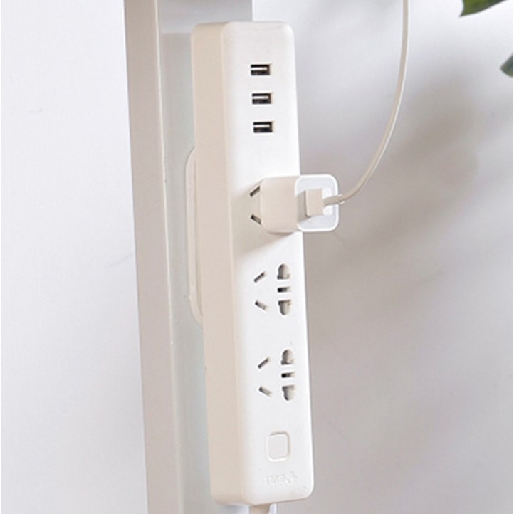 Set 2 Miếng dán tường AB trượt cài đa năng treo ổ điện điều khiển điều hòa modem wifi Giá hai mặt dính siêu chắc chữ T