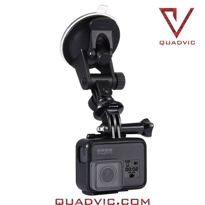 Giá Đỡ đế hít kính gắn điện thoại iphone samsung gopro 9 lên kính ô tô xe hơi N00001-2 QUADVIC.COM