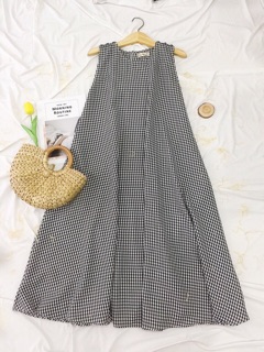 Weti Maxi - đầm dài caro