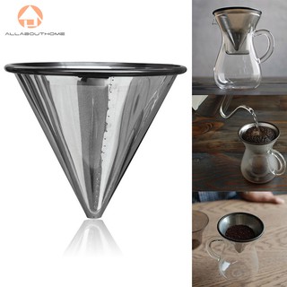 Phễu lọc cà phê bằng thép không gỉ tái sử dụng cho máy pha cà phê