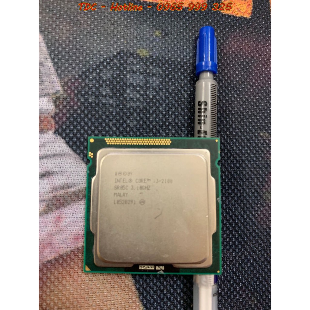 Bộ vi xử lý intel core i3 3240; i3 3220; i3 2100, socket 1155 lắp main h61, B75, h55 ... Tặng kèm keo tản nhiệt.