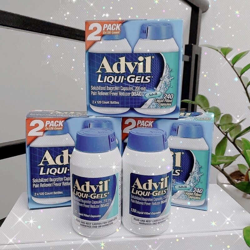 Hàng Mỹ air - Advil liqui gels