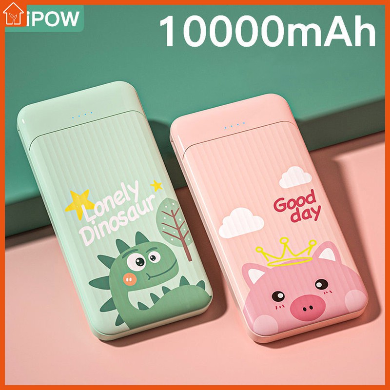 Pin Sạc Dự Phòng 10000Mah Họa Tiết Hoạt Hình Dễ Thương Cho Apple Oppo Huawei Vivo