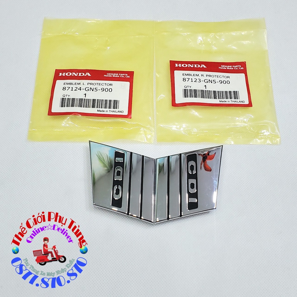 Cặp CDI gắn yếm lưỡi yếm xe Dream thái - 87124-GN5-900/ 87123-GN5-900
