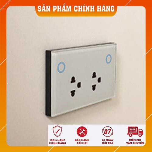 Ổ Cắm Wifi Tuya Âm Tường Chữ Nhật Điều Khiển Từ Xa