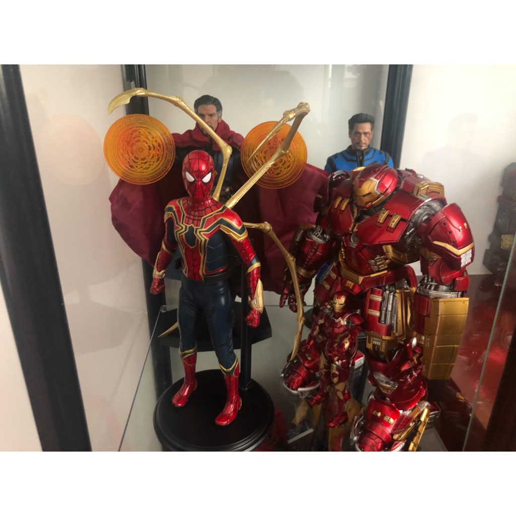 Mô hình tượng tĩnh Spider man - Iron Spider - người nhện có càng hãng Crazy Toys cao 30cm