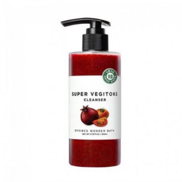 ✅ (HÀNG CHUẨN AUTHENTIC) Full size - 300 ml - Sữa rửa mặt rau củ thải độc Super vegitoks cleanser Wonder bath | BigBuy360 - bigbuy360.vn
