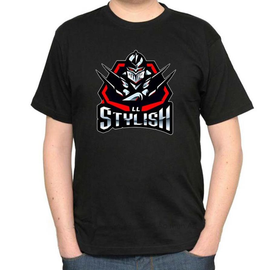 Áo thun LMHT màu đen in logo LL Stylish Liên Minh Huyền Thoại đẹp GIÁ TỐT